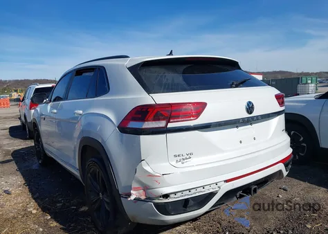 2023 Volkswagen Atlas Cross Sport 3.6L V6 Sel/3.6L V6 Sel R-Line Black z USA, uszkodzony, nr VIN 1V2SE2CA3PC229015